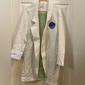 Rick and Morty Spirit of Halloween white lab coat Sz S/M lined patch cosplay